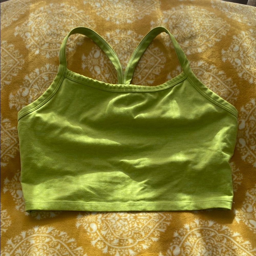 Green Crop Top